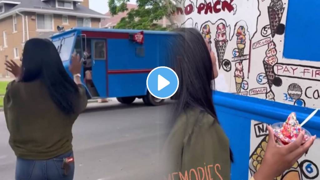 Woman reunites with ice cream vendor became a father figure for Dina who grew up without a father watch viral video