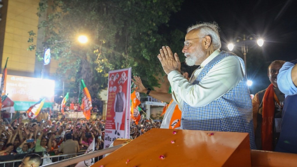 narendra modi road show