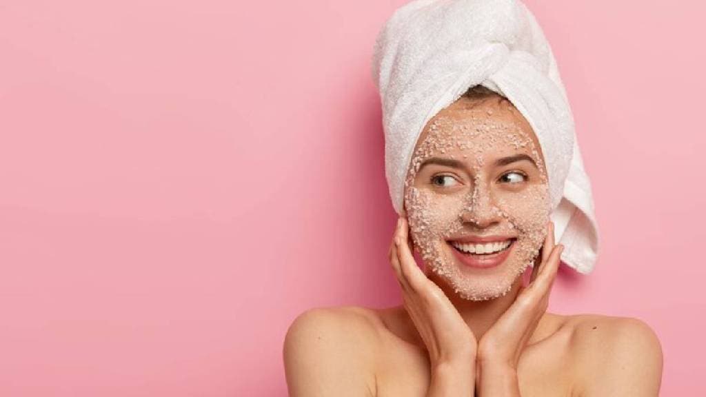 how many times use face scrub in a week