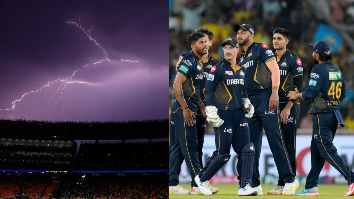 GT vs KKR : पावसाने गुजरातच्या आशेवर फेरले पाणी, सामना रद्द झाल्याने प्लेऑफ्सच्या शर्यतीतून बाहेर