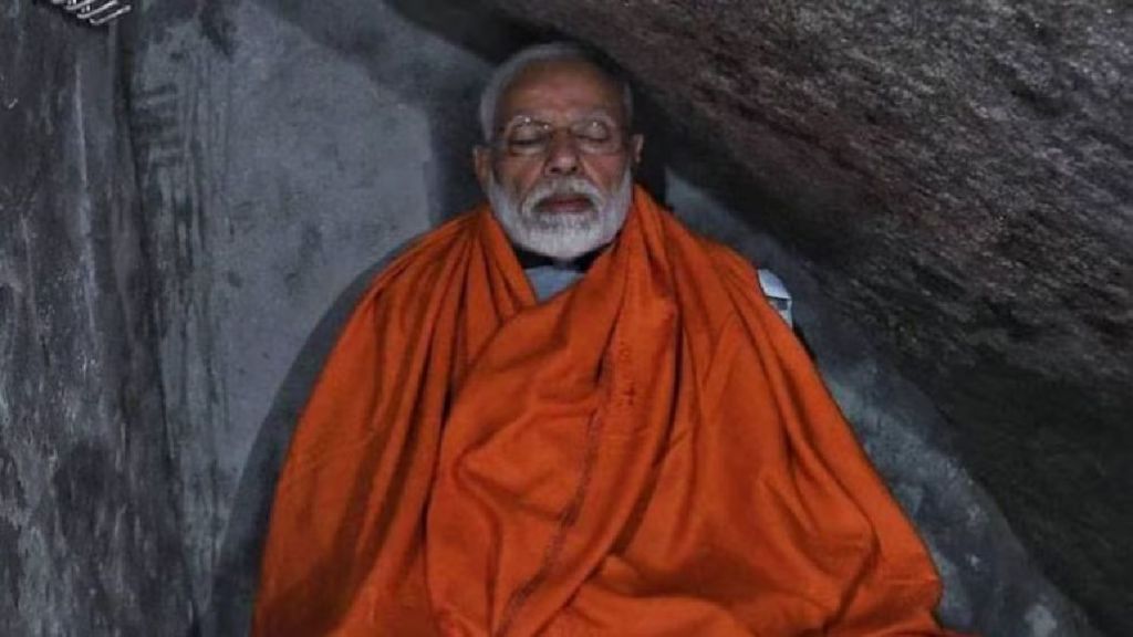 PM Modi meditate at Kanyakumari