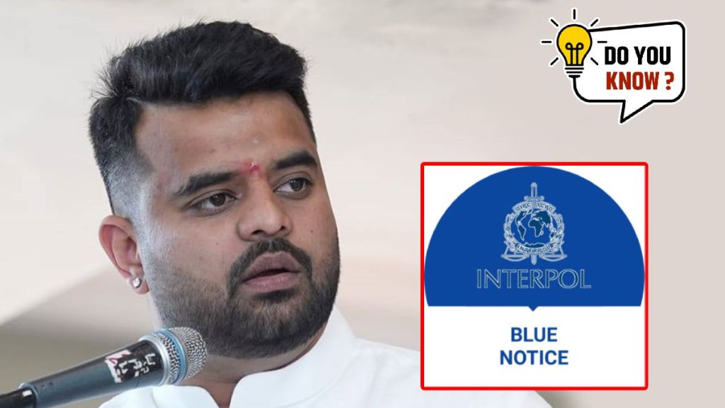 Prajwal Revanna Blue corner notice