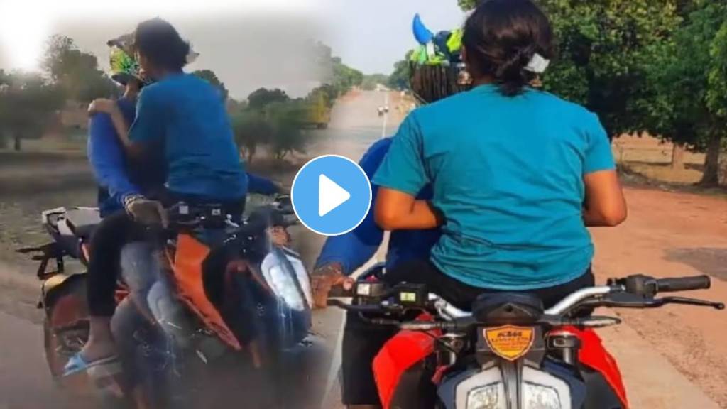 Couple Caught Red Hand Doing Vulgar Stunt on KTM Bike On Highway