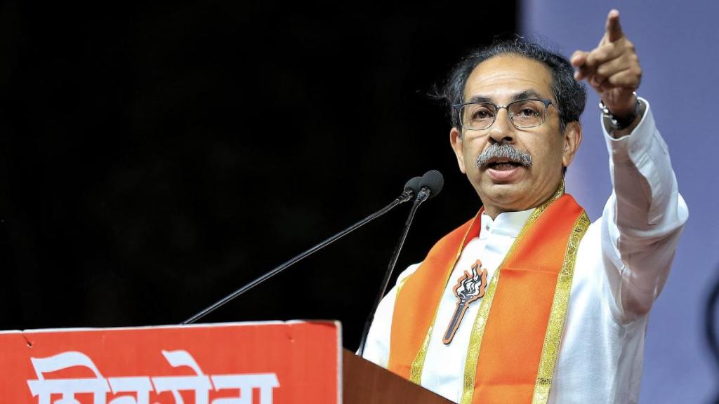 Uddhav Thackeray in loksatta losanvad