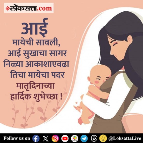 Mothers Day 2024 Wishes in Marathi