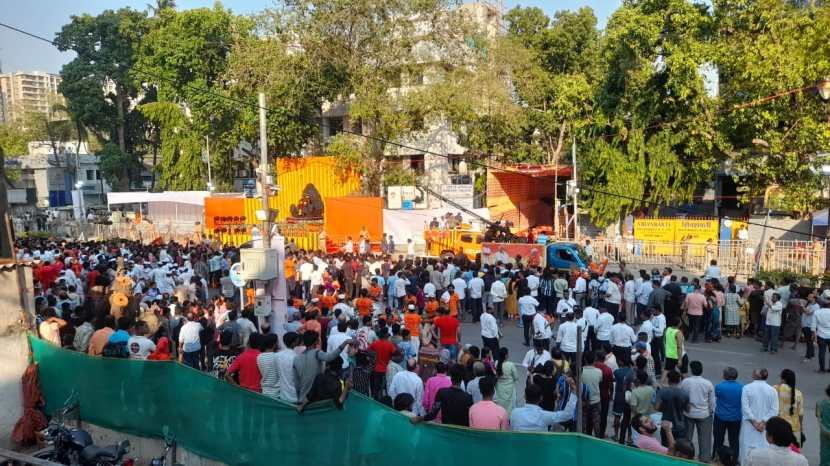 pm modi road show in mumbai 