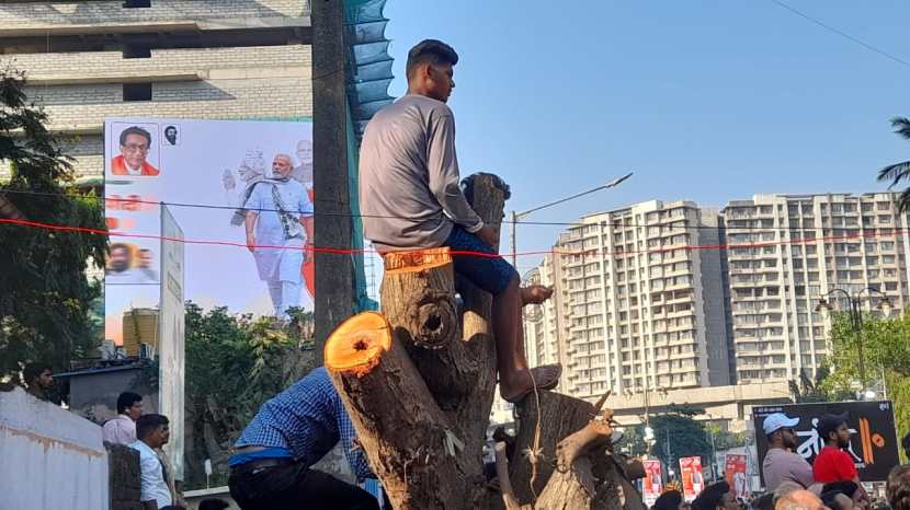 pm modi road show in mumbai 