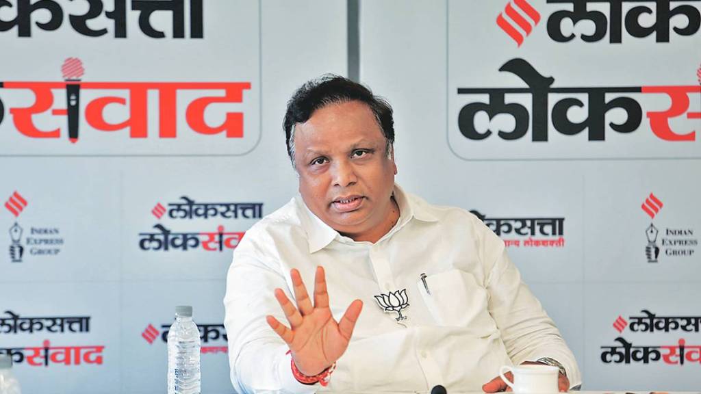 conversation with mumbai bjp chief mla ashish shelar in loksatta office