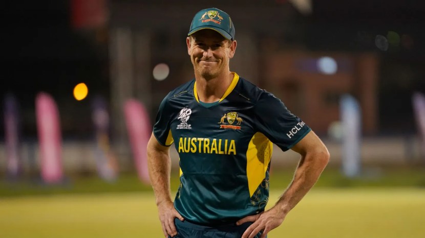 Australia Coaching Staff at T20 World Cup Warm up match