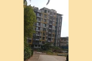 Illegal building construction on reserve plots for park in koper in dombivli