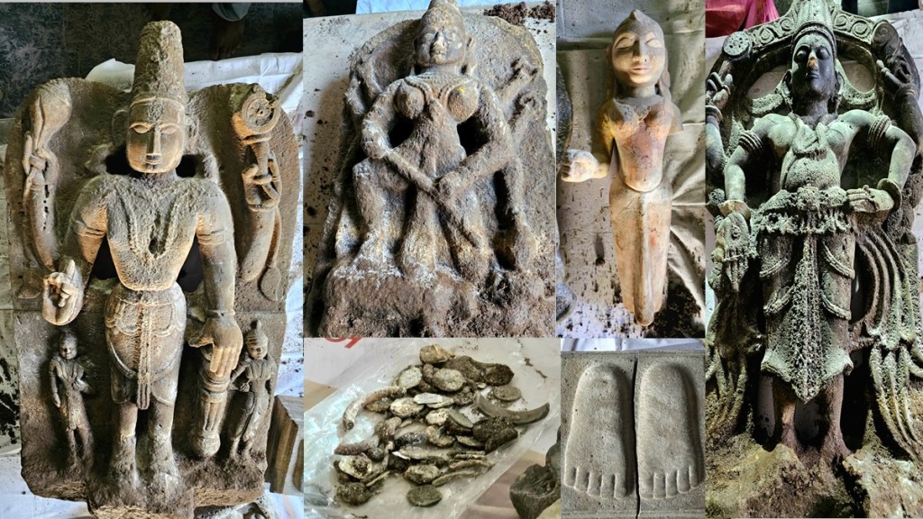 pandharpur Six idols found marathi news