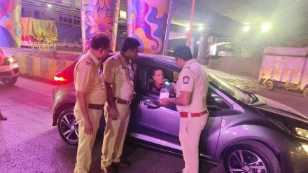 navi Mumbai drunk and drive marathi news