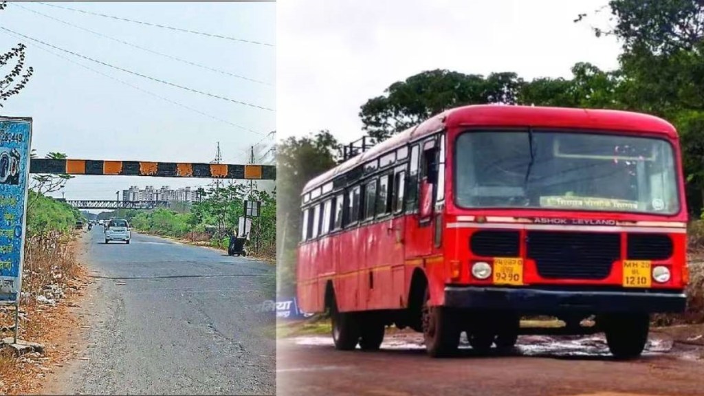 uran height barrier marathi news, uran panvel st bus marathi news