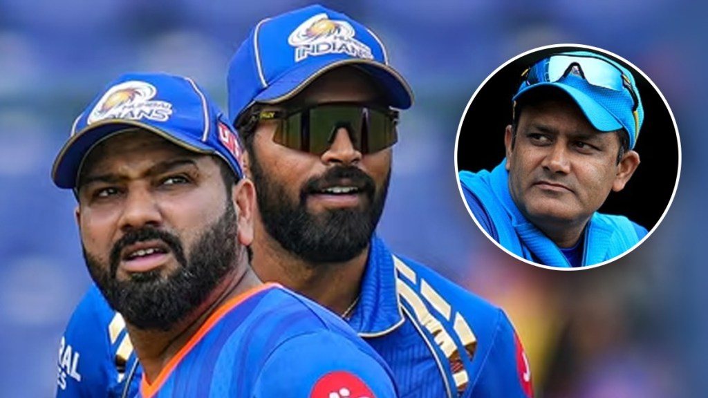 rohit sharma, hardik pandya, anil kumble