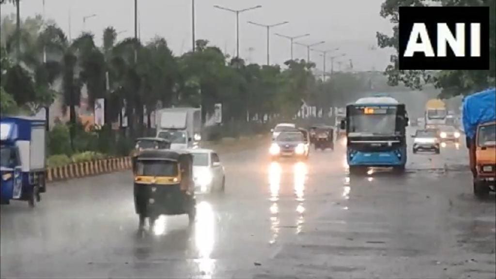 Mumbai Weather Today Heavy Rain Gusty Storm