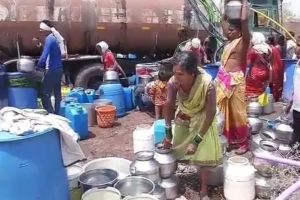 Signs of water shortage in Buldhana urban area too water in the dam has run out