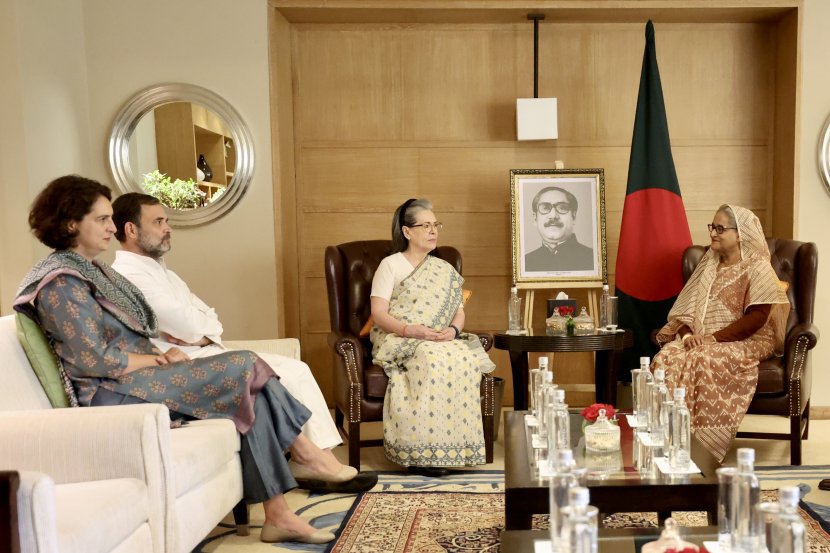 sheikh hasina meet sonia gandhi