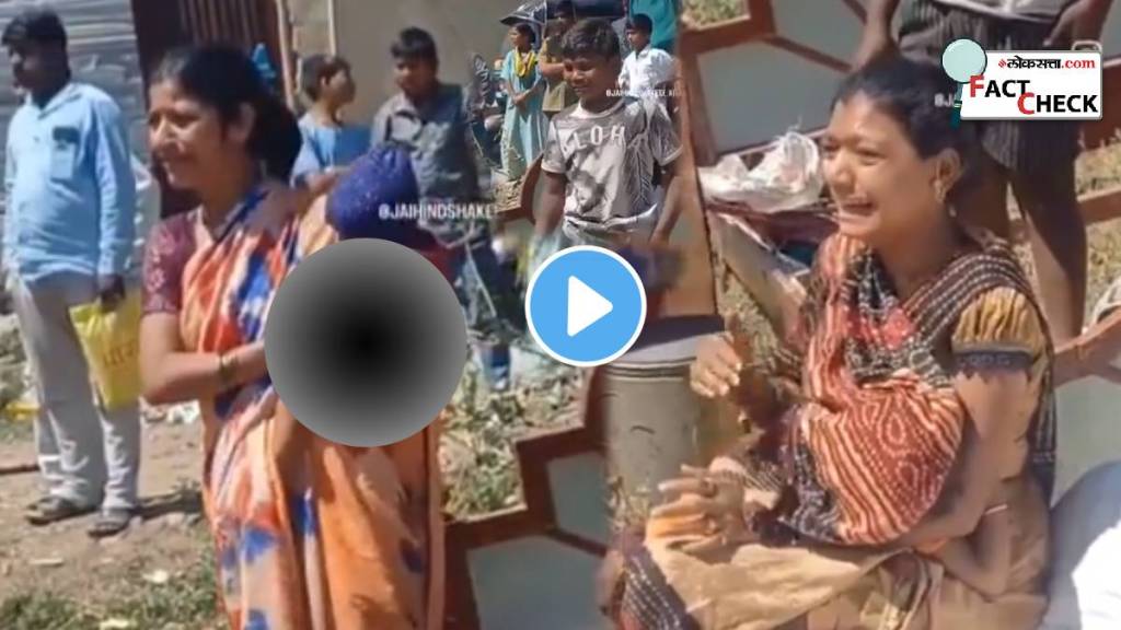 Chhatrapati Sambhajinagar Demolition Video Mother Carrying Baby on Lap