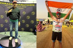 Navi Mumbai Municipal Commissioner Dr Kailas Shindes outstanding performance in Comrade Marathon in South Africa