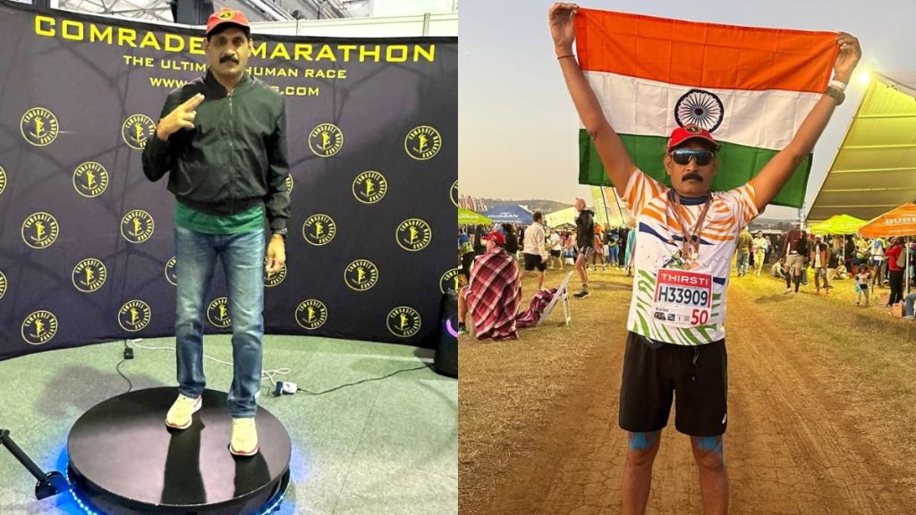 Navi Mumbai Municipal Commissioner Dr Kailas Shindes outstanding performance in Comrade Marathon in South Africa