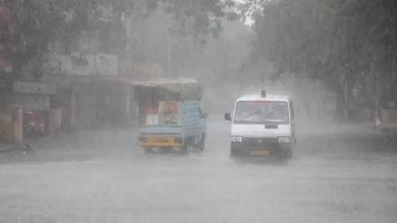 Monsoon Update Warning of heavy rain with storm in the state