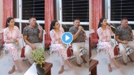 Tharala Tar Mag Fame Jui Gadkari sing Kishore Kumar and Asha Bhosle popular song with her uncle