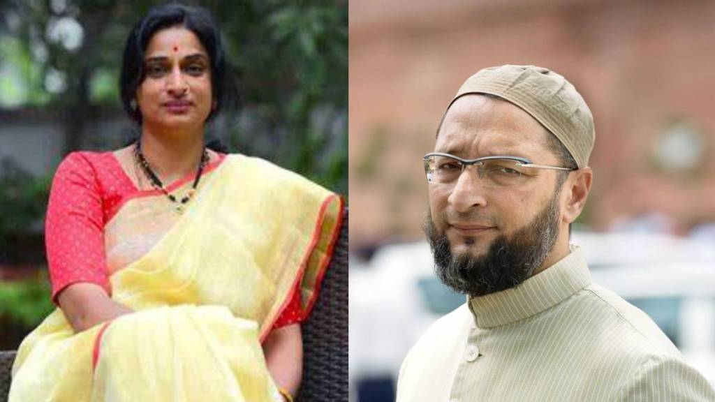 Madhavi Latha And Asaduddin owaisi