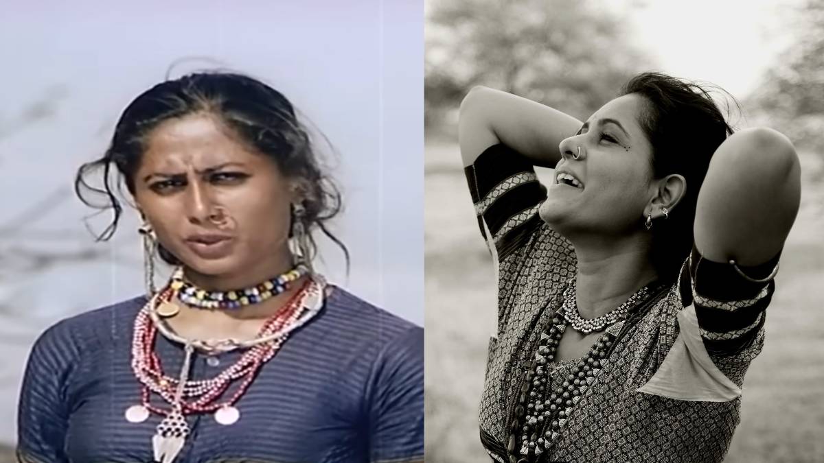 Marathi actress Nandita Patkar recreated smita patil jait re jait look photos viral