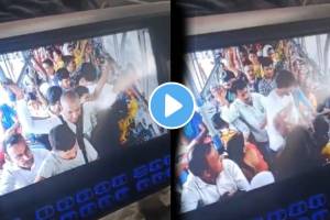 Man touched a woman in a crowded DTC bus