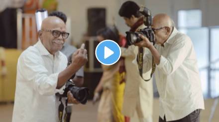 Old man clicking photos at wedding video goes viral on social media