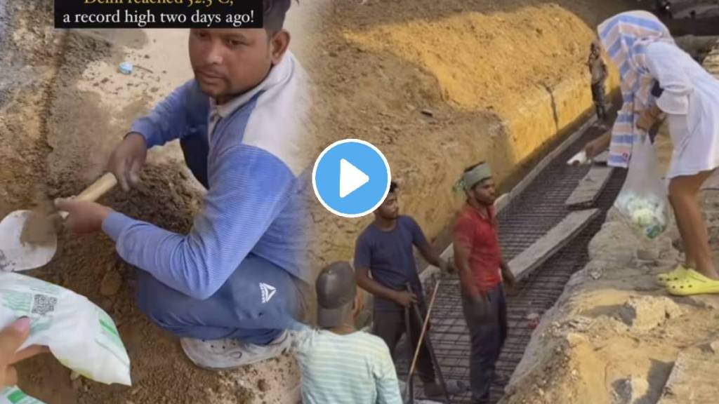 women decided hand out buttermilk packets to workers and give them some relief from the heat watch heartwarming video