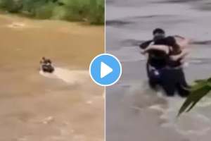 heartbreaking video 3 best friends hug each other before being swept away by river flood water in italy shocking video viral