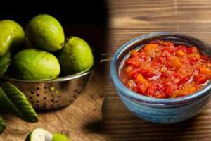 sour sweet guava pickle recipe