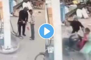 the girl did such a thing at the petrol pump that the funny video went viral