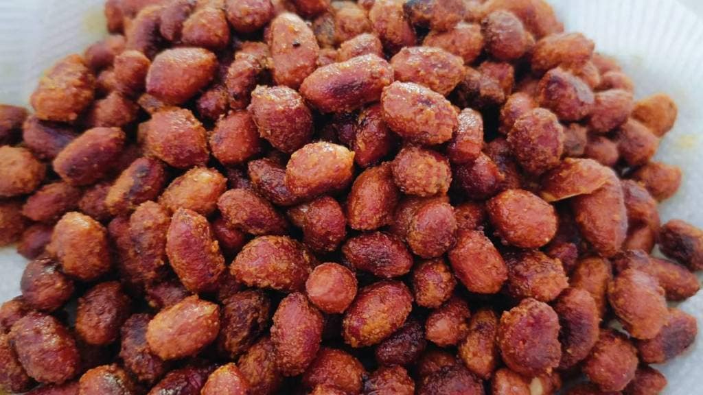 How to Make Masala Crispy Peanuts Snacks You can eat when you feel hungry in the office Note This Marathi Recipe