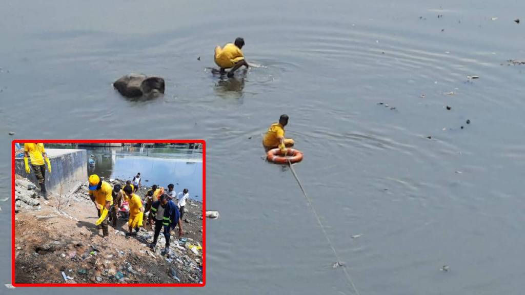 people jumped, Thane Bay,