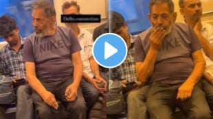 man lighting a beedi in delhi metro coach video goes viral on social media