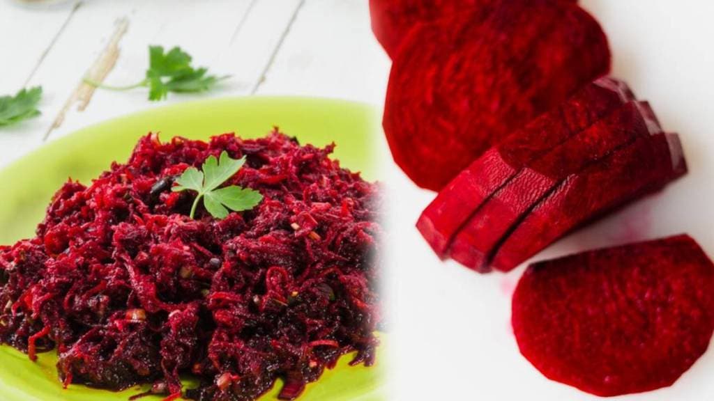 Try Ones At Your Home Simple Easy Making Beetroot Vegetable Bhaji Or Sabji Note The Tasty And Healthy Recipe