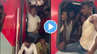 irctc indian railway train jansewa express video goes viral passenger travelling in toilet in over 40 degree temperature