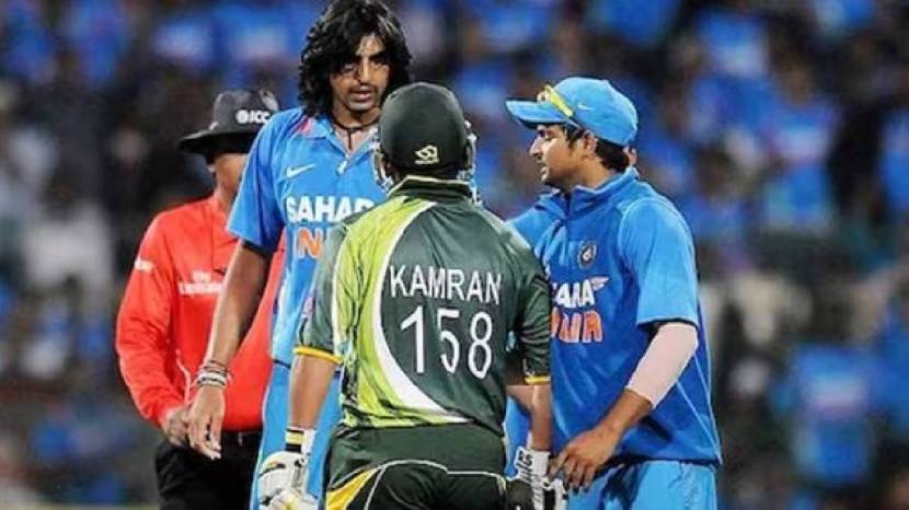 India vs Pakistan Cricketer fight in match