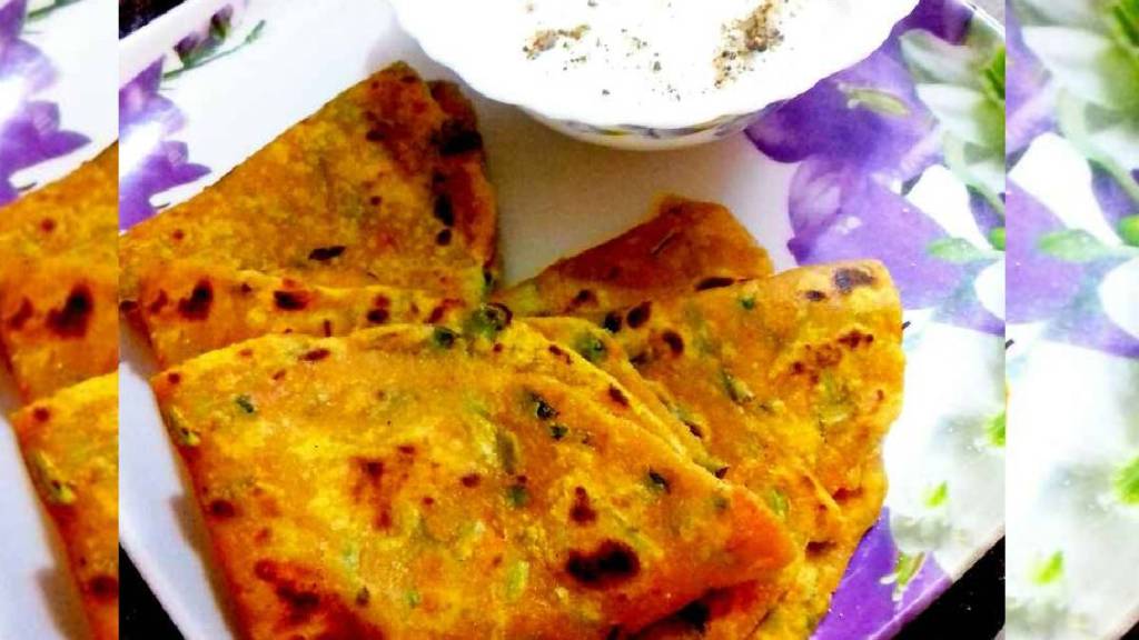 Methi Gajar Paratha Recipes Paratha Recipes in marathi