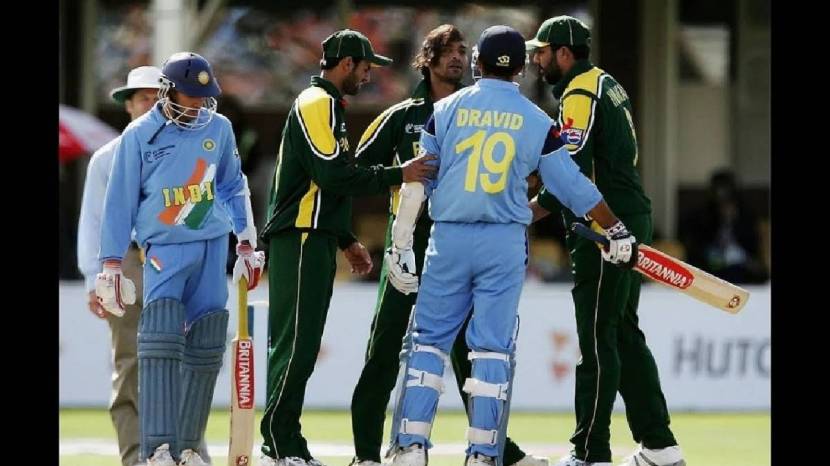 India vs Pakistan Cricketer fight in match