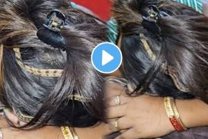 Video of a snake crawling on the hair of a sleeping woman went viral
