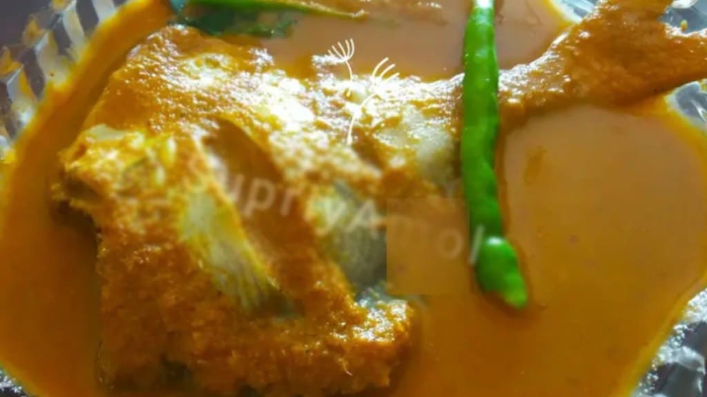 Oil Free Fish Curry recipe in marathi Fish Curry recipe