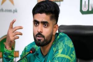Babar Azam's reaction after the match against Ireland