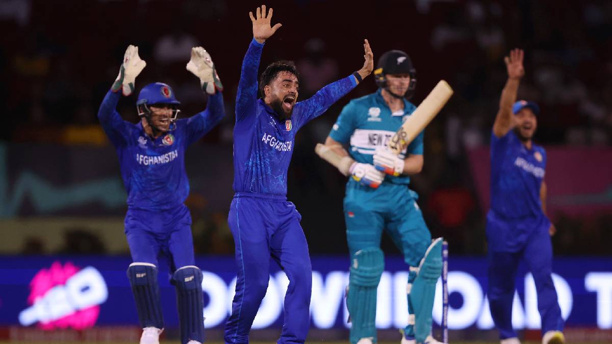 AFG vs NZ T20 WC 2024 : अफगाणिस्तानचा न्यूझीलंडला दणका; ८४ धावांनी ऐतिहासिक विजय