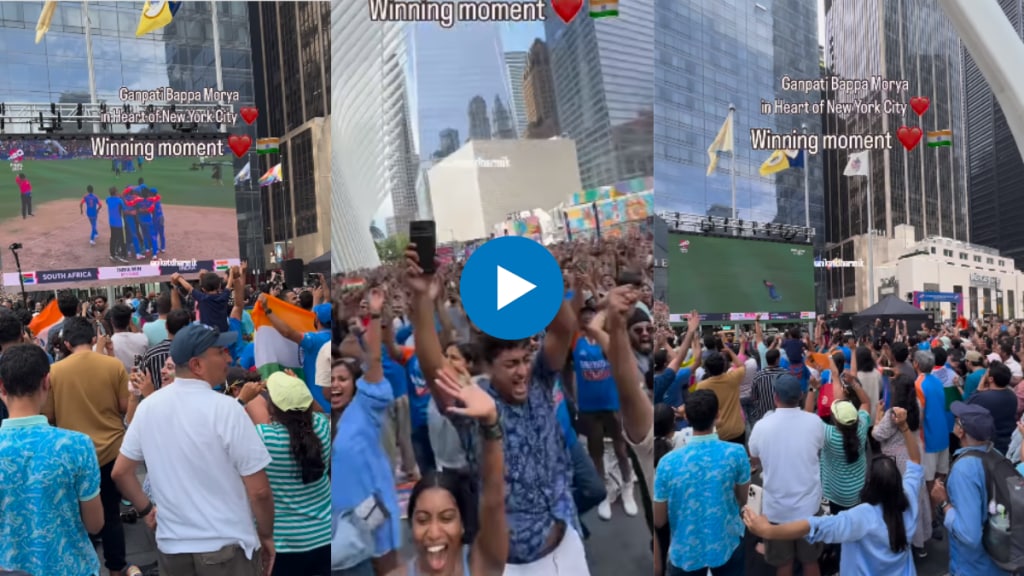 Excited fans celebrate India's historic T20 World Cup victory in New York
