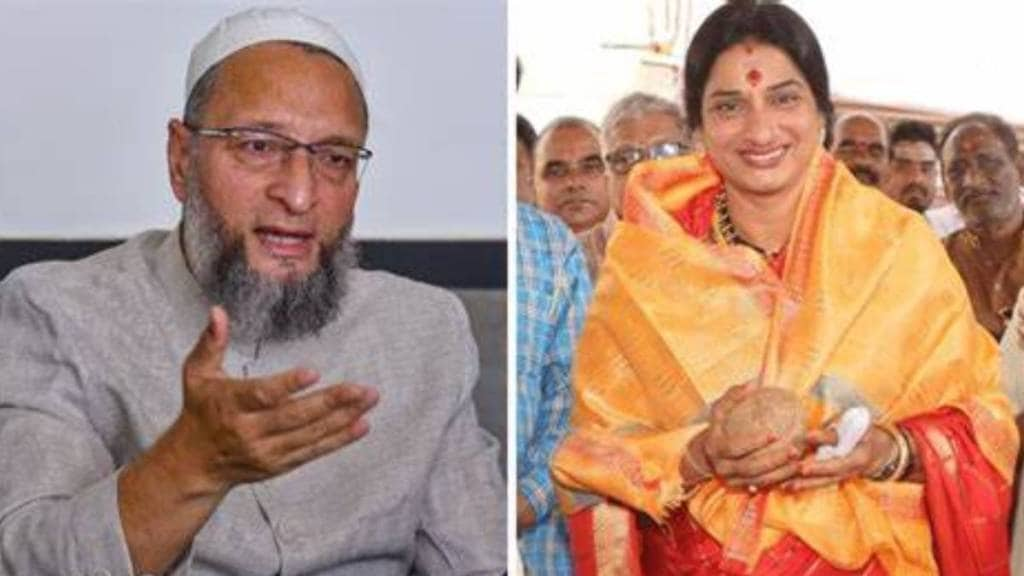 Madhvi Latha and Owaisi