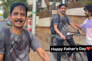Marathi actor Prathamesh Parab shares special post for father on fathers day