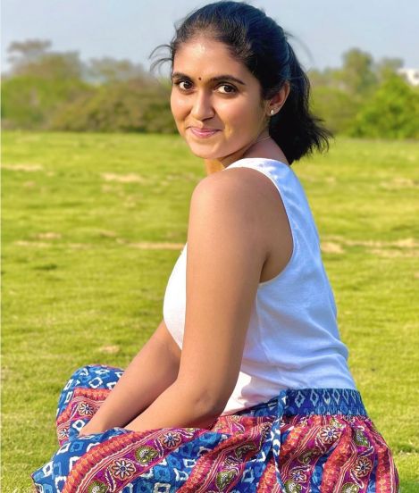 Rinku Rajguru Tank Top Shorts Look